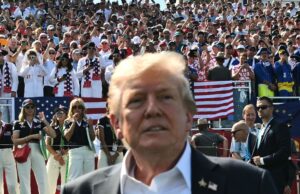 La llegada de Donald Trump a la Ryder de Nueva York convierte el campo de golf en una fortaleza