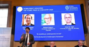 Japón, EU y Reino Unido se llevan el Premio Nobel de Química 2025 Japón, EU y Reino Unido se llevan el Premio Nobel de Química 2025