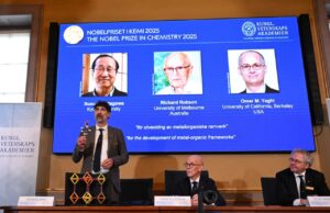 Japón, EU y Reino Unido se llevan el Premio Nobel de Química 2025 Japón, EU y Reino Unido se llevan el Premio Nobel de Química 2025