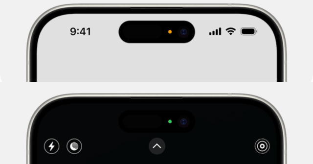 No ignores el punto naranja o verde en la pantalla de tu iPhone: esto es lo que tratan de advertir