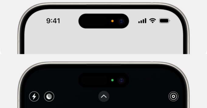 No ignores el punto naranja o verde en la pantalla de tu iPhone: esto es lo que tratan de advertir No ignores el punto naranja o verde en la pantalla de tu iPhone: esto es lo que tratan de advertir