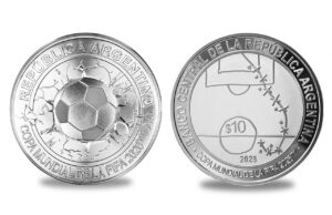 Argentina lanza moneda en homenaje a Mundial 2026 y a gol de Maradona Argentina lanza moneda en homenaje a Mundial 2026 y a gol de Maradona