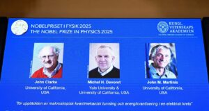 Nobel de Física premia tres científicos por su trabajo en computación cuántica Nobel de Física premia tres científicos por su trabajo en computación cuántica