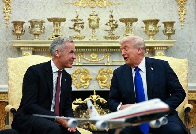 Trump y Carney sostienen una reunión amigable, pero sin acuerdos