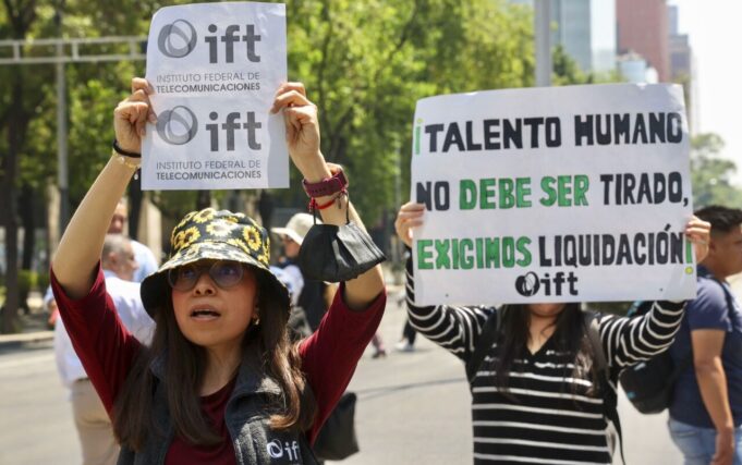 Extrabajadores del IFT exigen a nuevo regulador el pago de su indemnización Extrabajadores del IFT exigen a nuevo regulador el pago de su indemnización