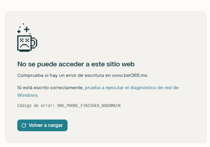 Bet365 y Betano, bloqueados en México: ¿por qué no se puede entrar a su sitio web y qué pasa? Bet365 y Betano, bloqueados en México: ¿por qué no se puede entrar a su sitio web y qué pasa?