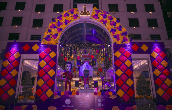 Marquis Reforma fusionó arte y tradición en su celebración del Día de Muertos Marquis Reforma fusionó arte y tradición en su celebración del Día de Muertos