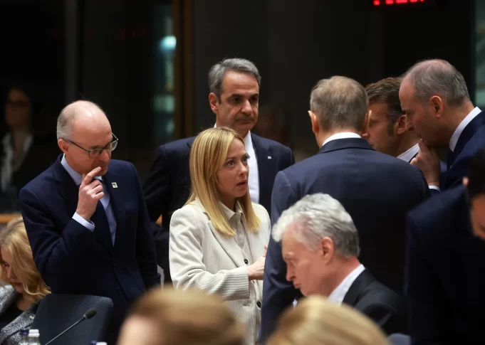 ‘Momento Meloni’ en Bruselas ‘Momento Meloni’ en Bruselas