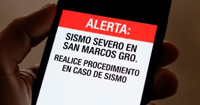 Alerta sísmica en celulares despierta a miles en México este 2 de enero
